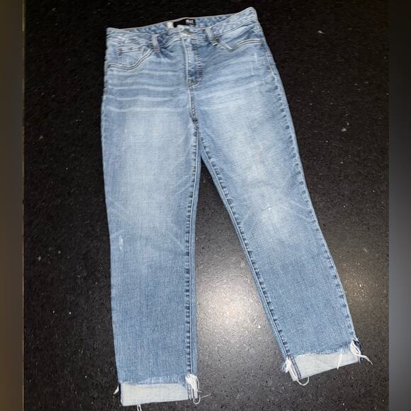 UEC KUT FROM THE KLOTH CATHERINE HIGH RISE FAB AB BOYFRIEND STRAIGHT JEANS SZ 8 - Picture 3 of 12